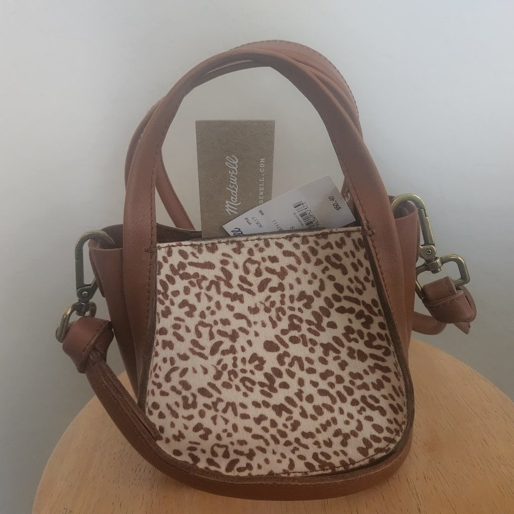 Crossbody small animal print purse/Madewell brand
